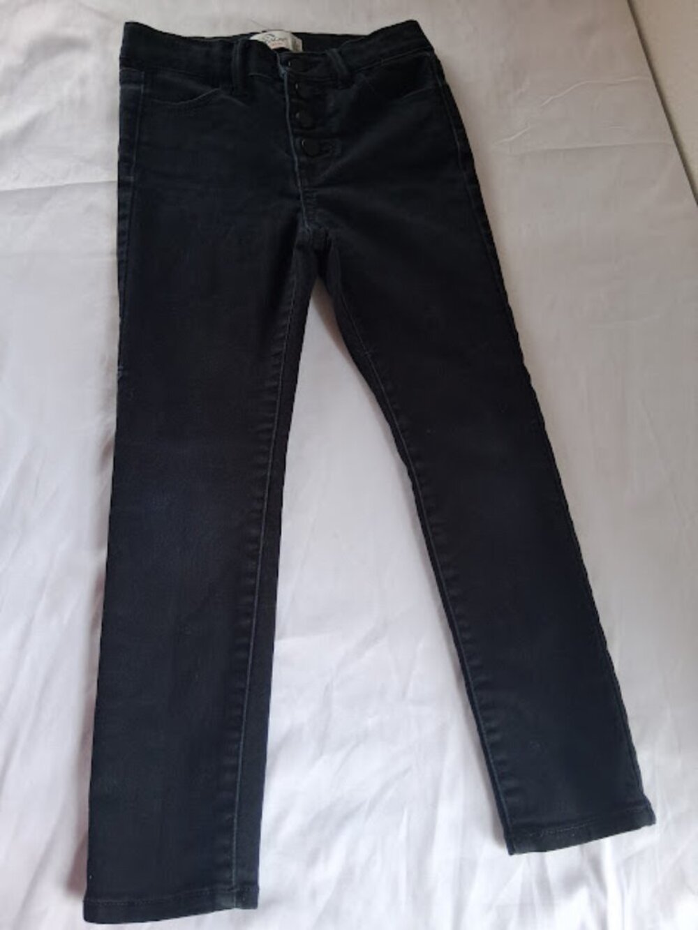 Jordache girls size 6 black super skinny jeans